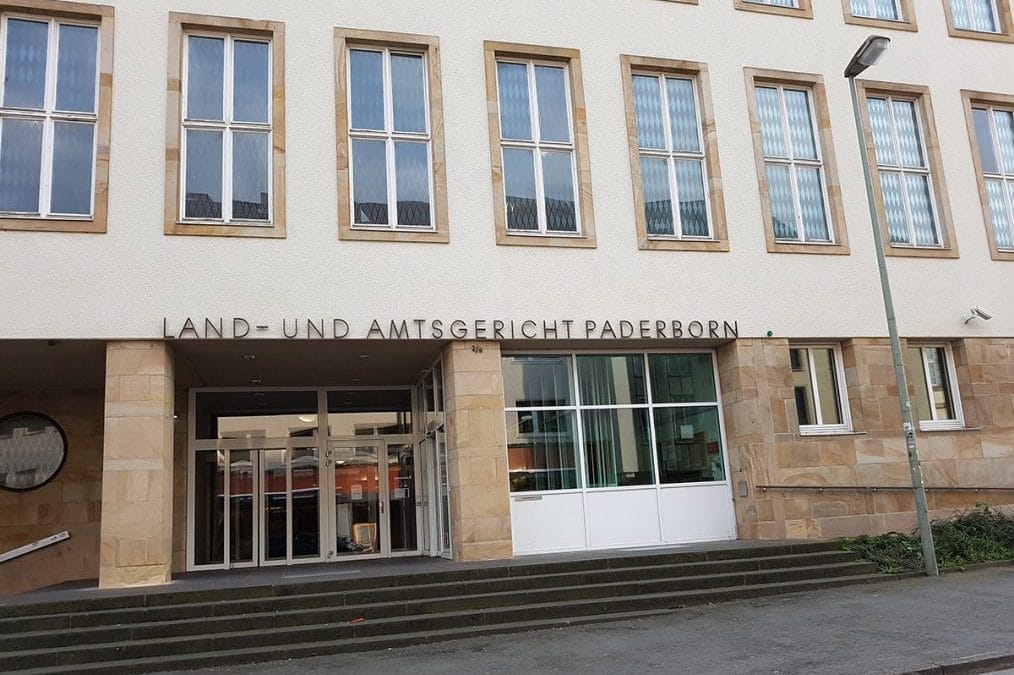 Außenansicht Land- und Amtsgericht Paderborn